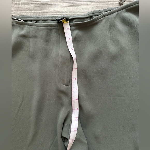 Eileen Fisher Washable Silk Georgette
Crepe Wide Leg Pants  Sz M petite Elastic - Picture 5 of 8